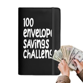 100 Envelopes Money Saving Challenge | Budgeting Planner,100 Days Binder Tracker Envelopes for Home School Children Men Adults