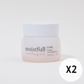 Etude House Moisture-filled Collagen Cream (2 packs) / 에뛰드 수분가득 콜라겐 크림 2개