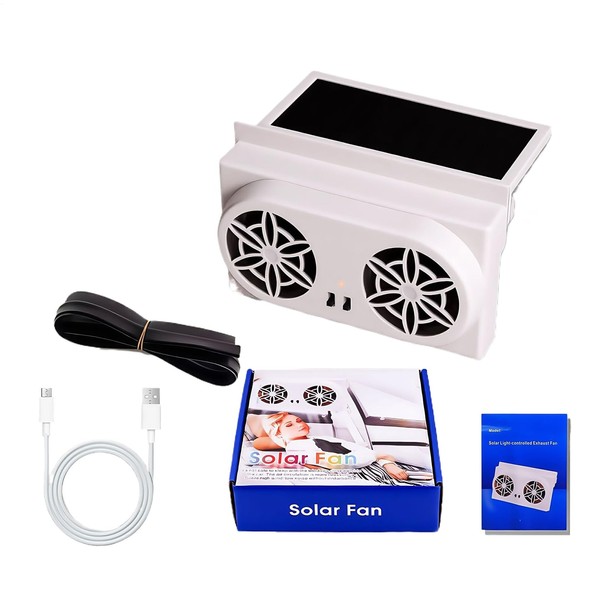 Solar Car Window Fan,Solar Energy Cooling Window Fan | Effective
