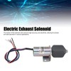 12V Electric Exhaust Solenoid High Accuracy Anti Interference 4 Wire