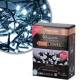 Premier LB112382W B-O White Lights, 50 LED's