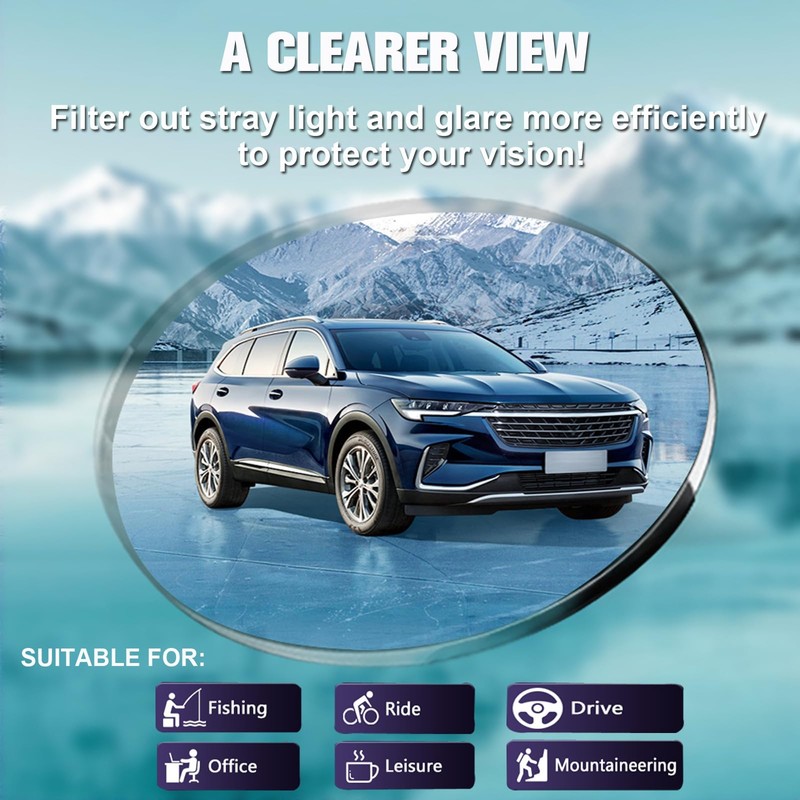 Wireless Bluetooth Glasses for Men Women Shades Sun Protection Polarised