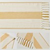 Artoid Mode Boho Yellow Rural Rustic Farmhouse Tassel Table Runner,