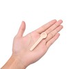 Yibuy 50pcs Mini Wooden Spoon for Sugar Salt Spices Chicken