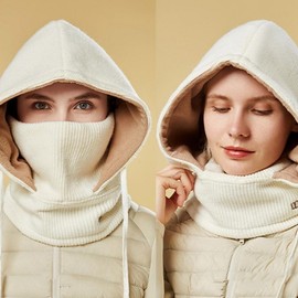 Double Face Balaclava Lava Black