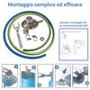 Crisalide® Gasschlauch-Set mit variabler Kalibrierung und Schraubenschlüssel – 1,5 m