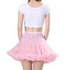 Colyanda Womens 3-Layered Pleated Tulle Petticoat Tutu Puffy Party Cosplay