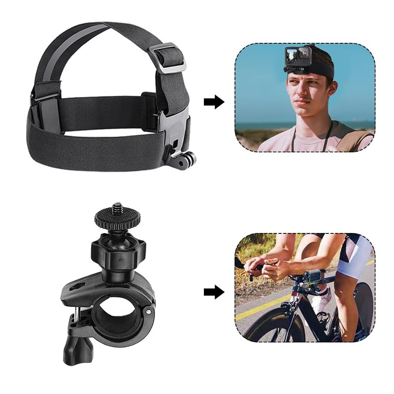 Action Camera Accessories, Action Camera Video Accessory Set, Accessory Set,
