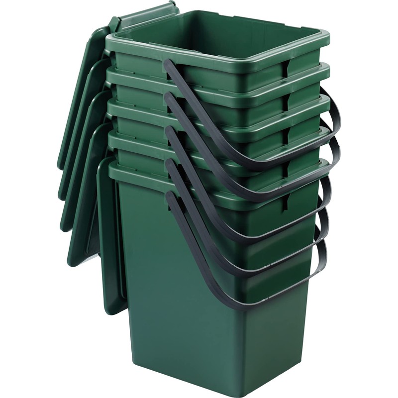 Graf 8 litre compost bin, green