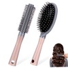 Ipetboom 2pcs Hair Brushes Round Hair Styling Combs Ergonomic Design