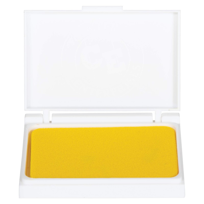 CENTER ENTERPRISES CE-501 STAMP PAD WASHABLE YELLOW