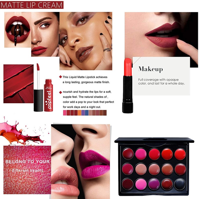 Kit de Maquillaje Profesional, Juego de Maquillaje Paleta de Sombras