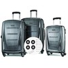 Pack of 4 Suitcase Wheels Replacement, 50 mm x 18