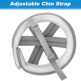 2024 New Upgraded Soft Elderly Helmet for Falls Head Protection,Adult Head Protector from Falls,Elderly Protective Safety Hat Cap,Father's for Elder (Grey)