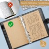 Refill Paper A5 Refillable 3 Pack Note Paper 6 Holes