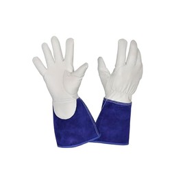 VetroSafe Agility LT Light-Duty Heat & Fire-Resistant Work Gloves for Torchwork, Glassblowing, TIG Welding (Large)