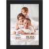 Icona Bay - 5x7 Black Picture Frame - Modern Style