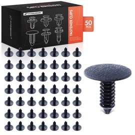 A-Premium 50 PCS Kick Plate Car Retainer Fastener Push Pin Clipsingle Head Compatible with Ford F-150 F-250 F-350 Super Duty F-450 Super Duty F-550 Super Duty Explorer Escape Fusion Edge - for 8mm