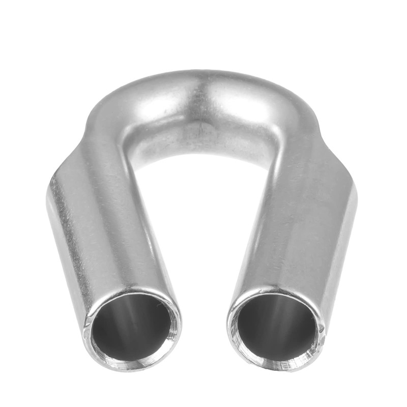 CCTVMTST 2 Pieces Stainless Steel Thimbles with Gusset, Suitable for