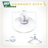 Zopeal 20 Pcs Adhesive Suction Cups Bulk with Screws Nut