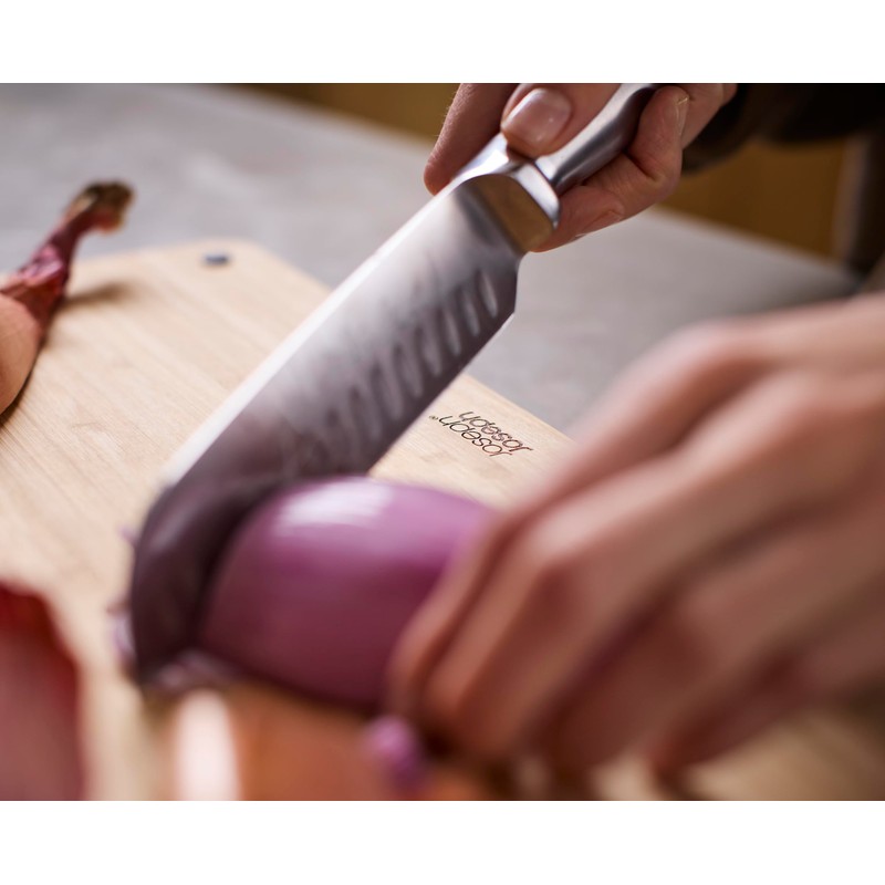 Joseph Joseph Folio 3-Piece Premium Bamboo Cutting Board Set, Slimline