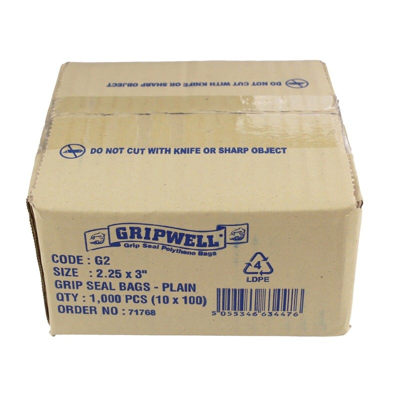 Grip Seal Bags - GRIPWELL Self Seal Resealable Food Safe