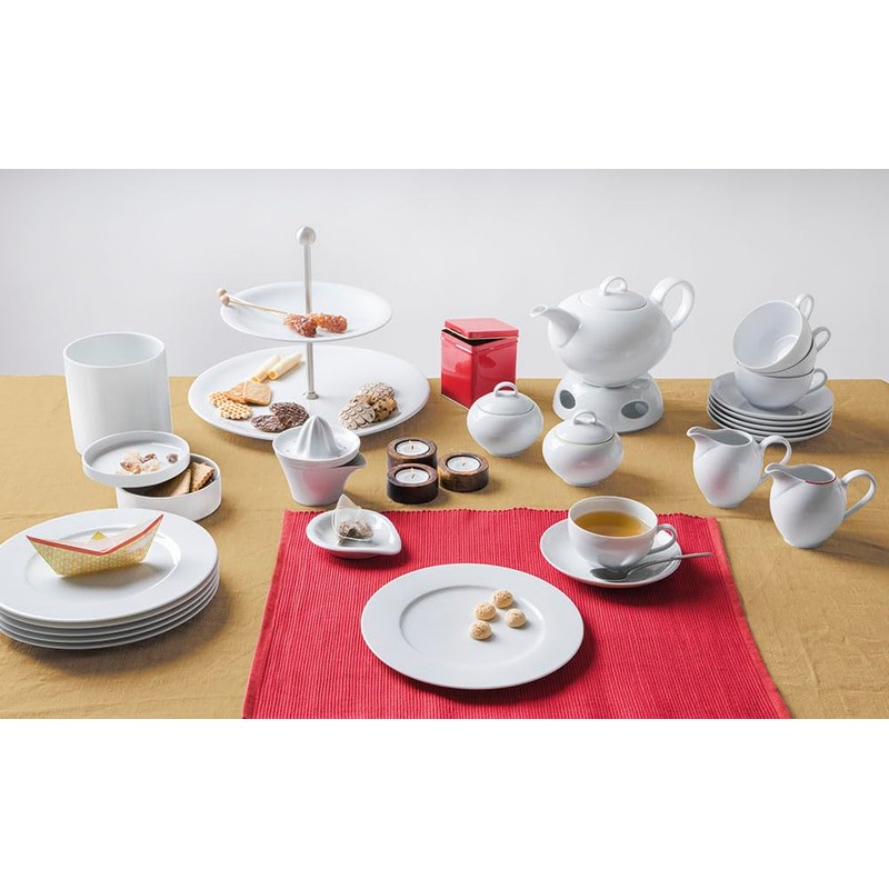 Aronda Soup Plate [Set of 6] Colour: White