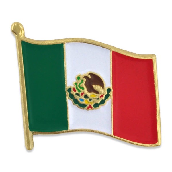 PinMart's Mexico Mexican World Flag Enamel Lapel Pin -5 Pack