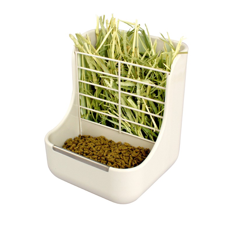 Gex Food and Hay DXBOX Fixed Type Dish Hay Feeder