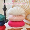 Lfsaaj Hot Pink Seashell Throw Pillows, Shell Shaped Throw Pillows,