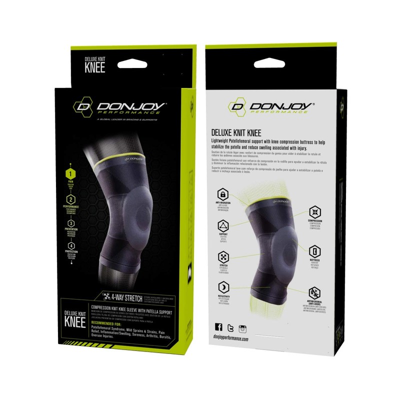 DonJoy Performance Deluxe Knit Knee Lightweight Compression - Buttress for