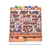 Plydolex Paint Organizer for 105 Paint Bottles and 14 Brushes