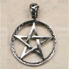 Drachensilber Wicca Pendant Pentagram Jewellery 925 Silver Witch Star Pendant