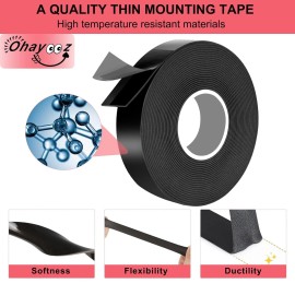 Extra Strong Double Sided Tape Heavy Duty 10FT, Very Sticky Adhesive Double Side
