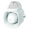 Seco-Larm SH-816S-SQ/C Self-Contained Siren with Strobe Light, 120dB Warble-Tone Siren,