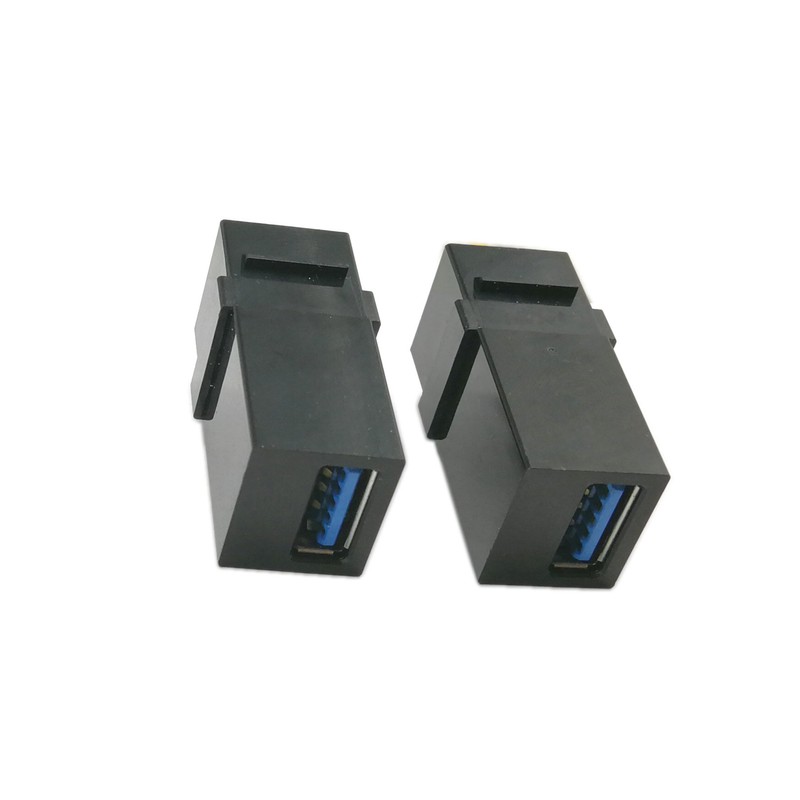 USB 3.0 Keystone Jack Inserts, zdyCGTime (2-Pack) USB 3.0 Adapters