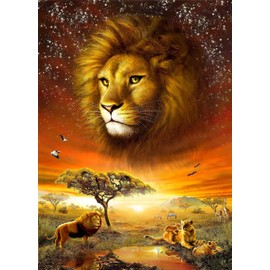 Puzzles for Adults 1000 Piece,Wooden Puzzles,Iion Puzzle,Family Decoration (G5, 1000 piece)