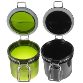 WOONEKY Eyelash Storage Tank Lash Bond Waterproof Lash Case Large Capacity Lash Extension Container Set