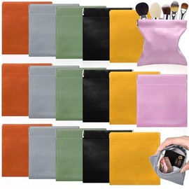 WRINGKIT 18 bolsas de cierre a presión, pequeña bolsa de 4.7 pulgadas, bolsa de maquillaje portátil impermeable, sin cremallera, bolsillo de cierre au