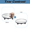 Under Vehicle Inspection Mirror, 12 inch Inspection Mirror with Wheels