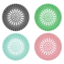 Shower Drain Hair Catcher, Bathtub Hair Catcher for Drain Set of 4