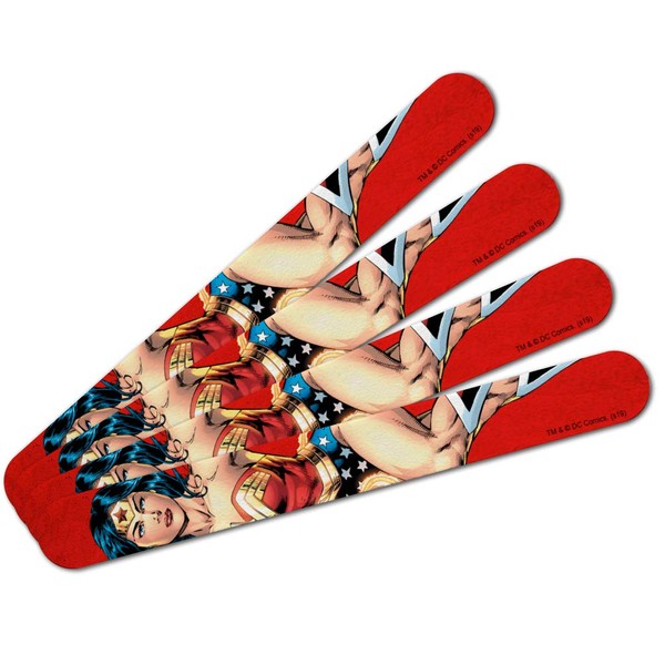 Wonder Woman Character Double-Sided Nail File Emery Board Set 4