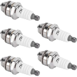 L7T Spark Plug Spark Plug Set of 5 BM6A BPMR7A RCJ6Y RCJ7Y WSR5F 33cc-49cc Trimmer Blower Ignition Performance Chain Saw Mower Trimmer Lawn Mower Repair Replacement Parts