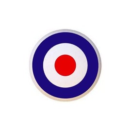 Mod Target Bullseye from the SPORTS & RECREATION Collection DECORATIVE Ceramic Dresser Drawer PULLS Cabinet Cupboard KNOBS