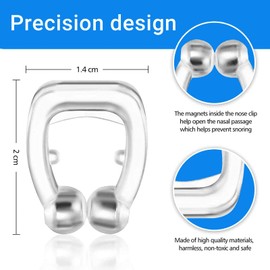 CaiTang Snoring Stopper, Anti Snoring Nose Clip, Pack of 6 Anti Snoring Nose Spreaders, Nose Separator Against Snoring, Prevent Snoring, Reduce Noise When Sleeping