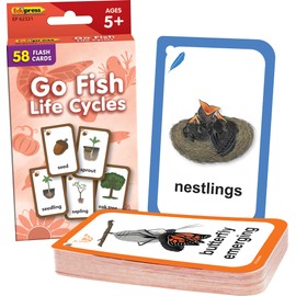 Edupress Go Fish: Life Cycles Flash Cards (EP62321)