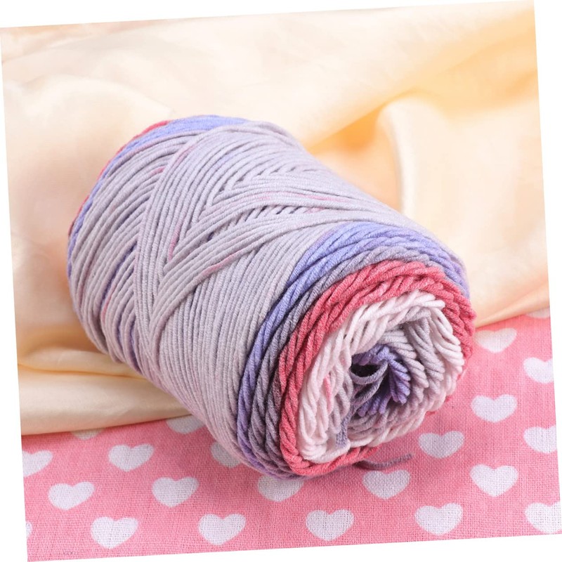 Operitacx Knitting Yarn Woolen DIY Handmade Chunky Knitting Yarn 5
