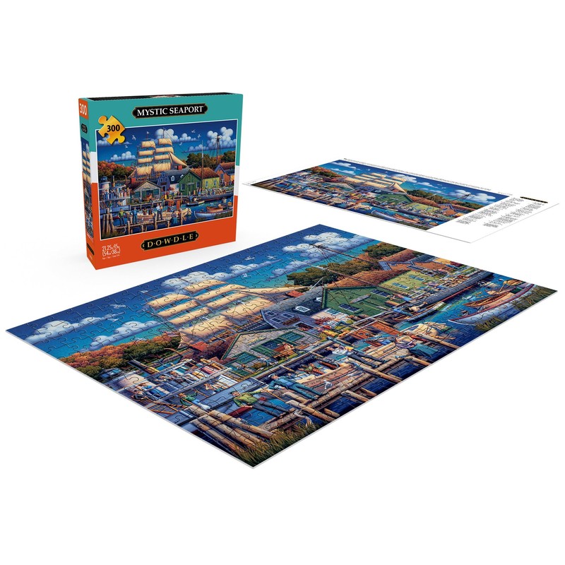 Buffalo Games - Dowdle - Mystic Seaport - 300 Piece
