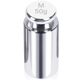 QP Calibration Weights, 50 Gram Scale Weights, OIML Class M1 High Precision Stainless Steel Scale Balance Weights with Chrome Finish, Calibration Weights for Digital Scale, Kitchen Scale, Pocket Scale