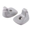 A ABSOPRO Pack of 2 Grey Sun Visor Support Clip